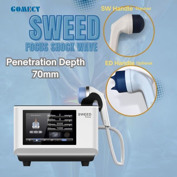 Focused Shock Wave Focus Shockwave Therapy Machine EMFOCUS Piezo ESWT Shock Wave For ED Treatment