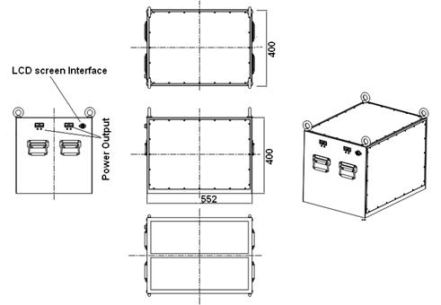 Промышленные батареи 48В 200АХ грузоподъемника, батареи платформы грузоподъемника с ЛКД/жужжанием