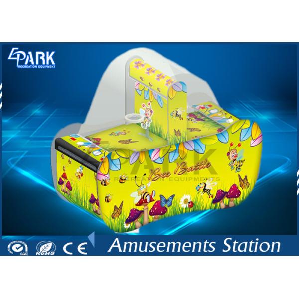 Kids Play Bee Battle Lottery Ball Arcade Racing Game Machine Yellow