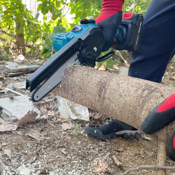 6inch Long Reach Chainsaws Cordless Electric Convertible Pole Chain Saw Battery