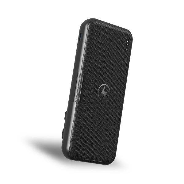 Fast Charging 18w PD Built In Cable  Wireless Solar Power Bank 10000mah