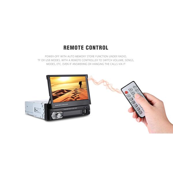 7 мультимедийная система автомобиля УСБ Блуэтоотх Дин ФМ до полудня автомобильного радиоприемника 1 андроида дюйма Ретрактабле с Гпс