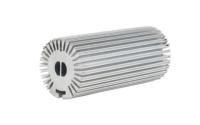 L'extrusion en aluminium anodisée argentée de radiateur profile le radiateur 6061 T5 de LED