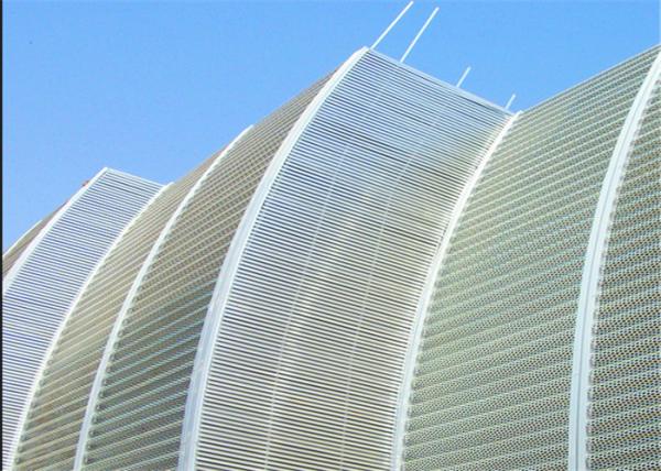 2.5mm 2.44m Width Decorative Perforated Metal Panels