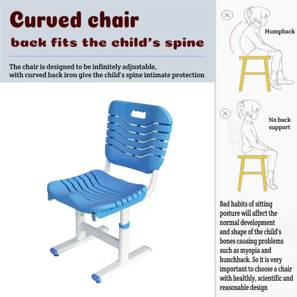 Children/Kids Plastic Desk and Chair Set for School Study ISO9001 ISO14001 Certified