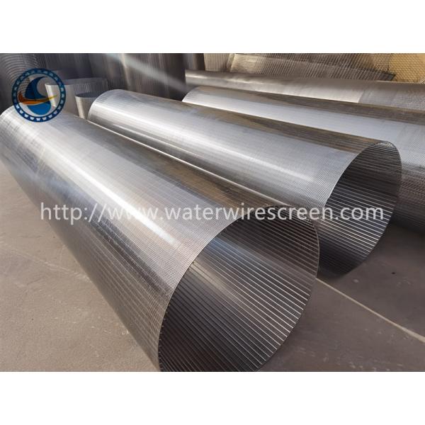 Ss304 Od600mm Johnson Wedge Wire Filter Screen Tube For Hydropower Plants