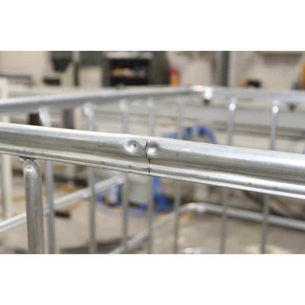 Soldadura do quadro da gaiola de Hwashi WL-SQ-MF IBC da máquina de soldadura do fio 400KVA