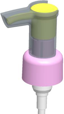 PP Cosmetic Bottle Pump Dispenser Leakage Proof M24/410 Size