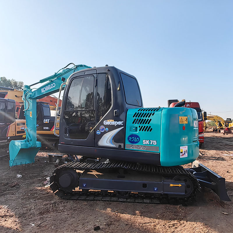 Использованные экскаваторы Kobelco 75 Высокоэффективные вторые машины строительные экскаваторы