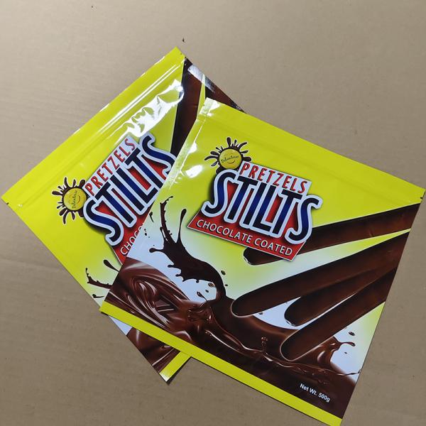 Luxury Embossed Chocolate Food Packaging Food-Grade Laminated Nylon & QR Code Traceability