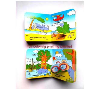 Professional Children'S Flap Books Offset Printing For English Learning