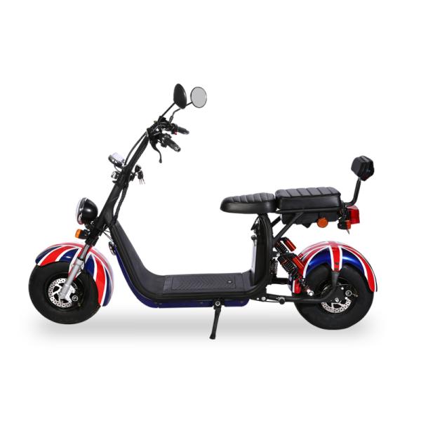 Eec Coc Approved Citycoco Electric Scooter 1000w 1500w 2000w Removable Battery