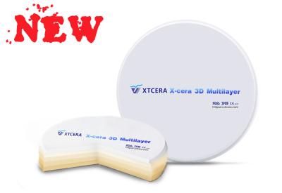 Placa dental da zircônia da transição da natureza