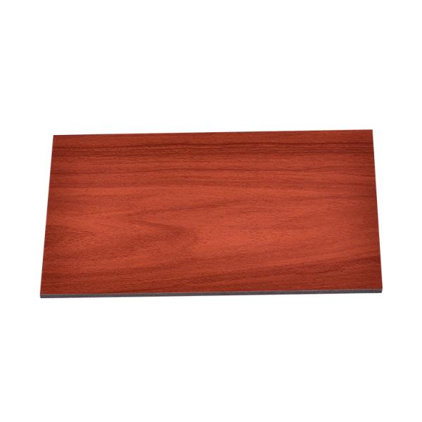 Impact Resistant Wooden Aluminum Composite Panel Easy Processing Material