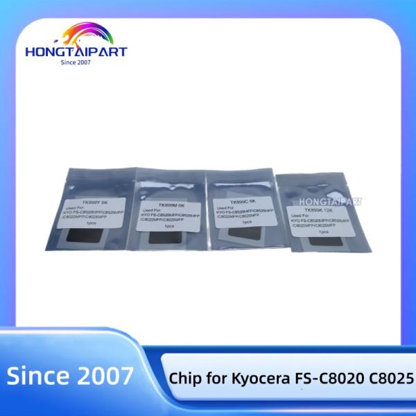 Chip-BK C M Y TK899 for Kyocera FS-C8020 C8025 12K-BK 6K-C M Y HONGTAIPART