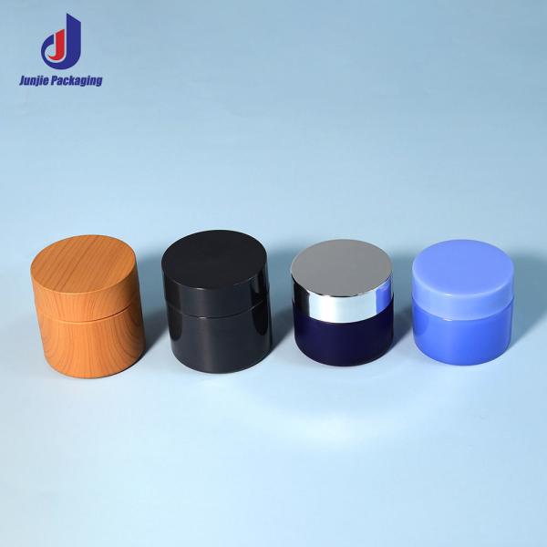 Cosmetic PET Cosmetic Jars 30g 50g 60g Clear PET Containers With Lids