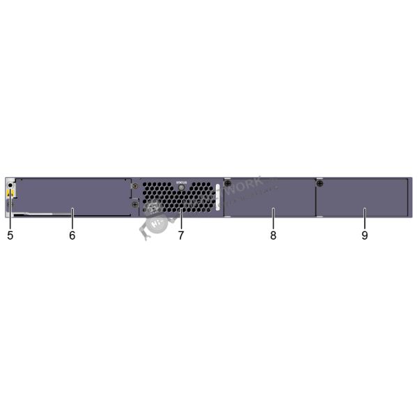 back-panel-ls-s5352c-ei-datasheet Huawei Switch LS-S5352C-EI with 176 Gbit/s Switching Capacity 256 Gbit/s Board Switching and 132 Mpps Forwarding Performance