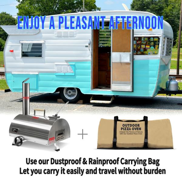 12 дюймовая автоматическая вращающаяся пиццерия на открытом воздухе портативная пиццерия на дереве