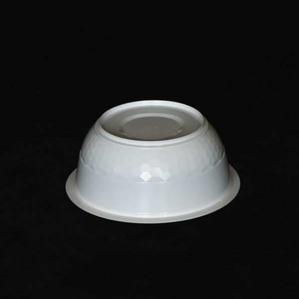 600Ml White Disposable Plastic Bowl 20 Oz Disposable Soup Bowls Meat Cereal