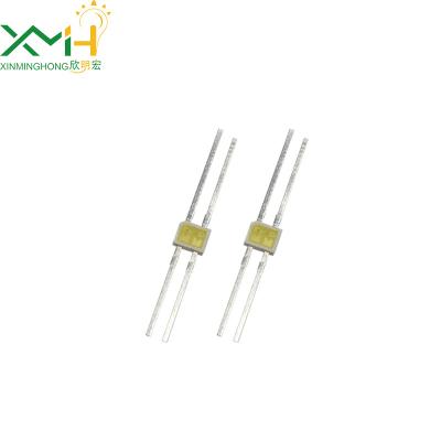 Double Color Touch Switch Axial Diode With Dedicated Lamp Bead Red And White Light
