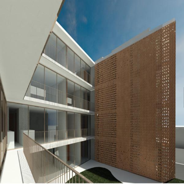 Decorative Stainless Steel Metal Screen Carved Laser Cut Metal Facade Panel