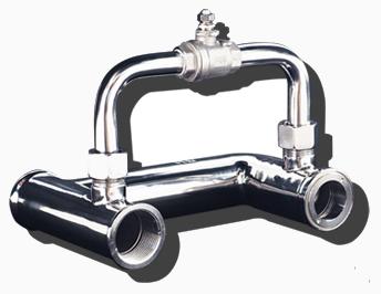 BH30-1012ZPW Automatic Eyewash Station 304 Stainless Steel ANSI Z358.1