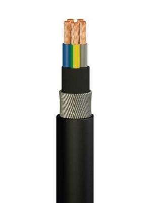 Armored 5 Core N2XRY Underground Electrical Cable XLPE Insulated PVC Sheathed