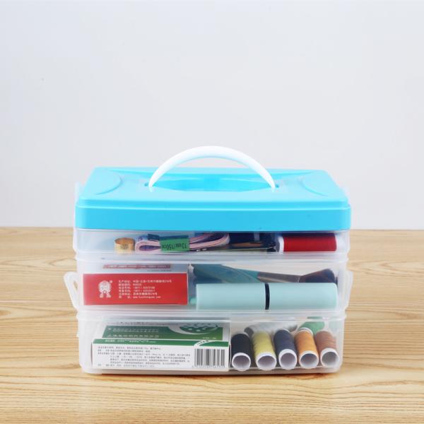 Medication Storage Box With Handle For Workplace Home Car