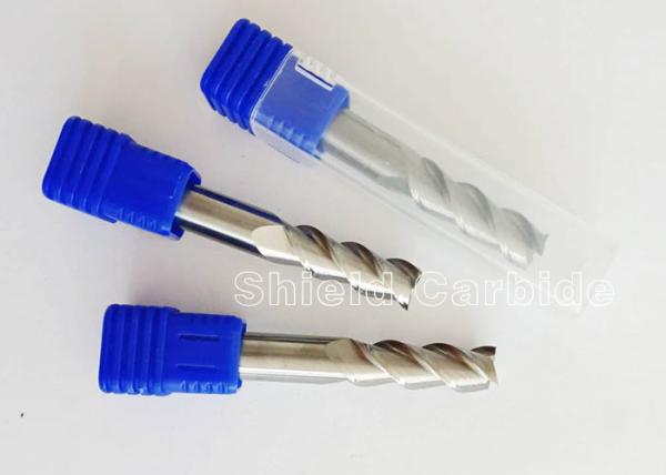 2 Flute Carbide Flat End Mill 14.45-14.90g/Cm3 Density For Aluminum Machining