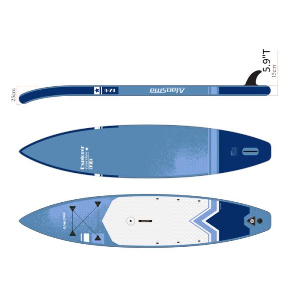Manoeuvrable Womens 81*25*381cm River Sup Boards