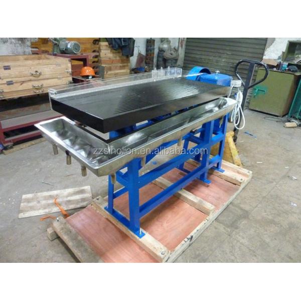 Customized Making Mineral Separation Laboratory Shaking Table for Gold Ore Separation
