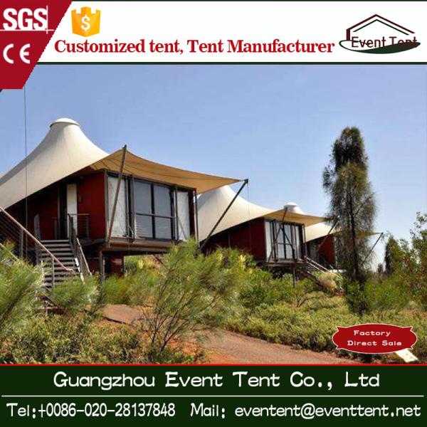 PVC Coated Polyster Fabric Outdoor Family Camping Tents 10x10meters