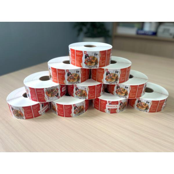 Customized Printed Adhesive Label Sticker with customized printing