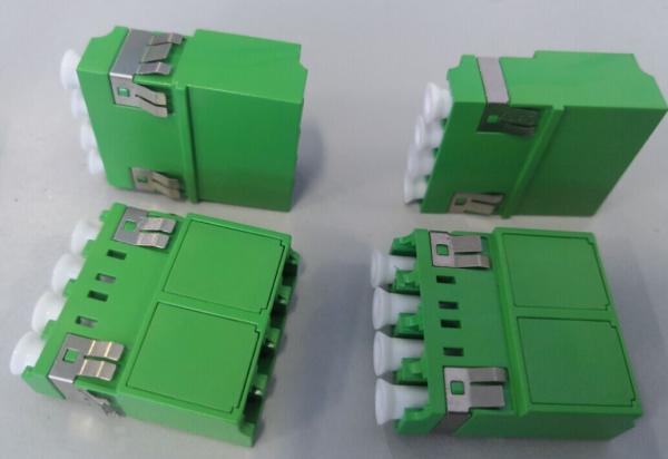 LC Quad Fiber Optic Adapter Singlemode Dust Laser Free With Internal Shutter