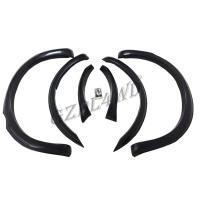 Ceja lisa material BT75 de la rueda de coche de Matte Black del ABS
