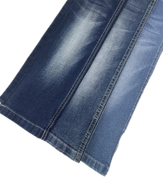 Vertical Bamboo Yarn stretch polyester rayon 65%cotton Denim Fabric JSD3056  for Casual Clothes jeans