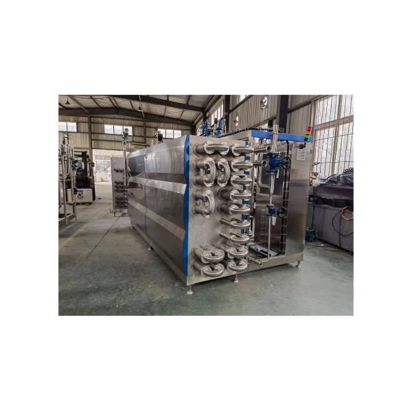 Stainless Steel 304/316 7.5 Kw Milk Honey Beverage Tubular Type Sterilizing Machine