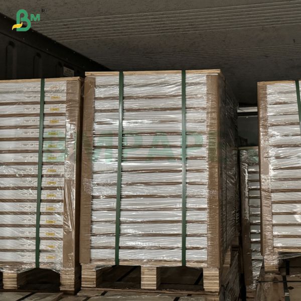 250gsm Unbleahed PE Coated  Bamboo Kraft Paper For Paper Cup