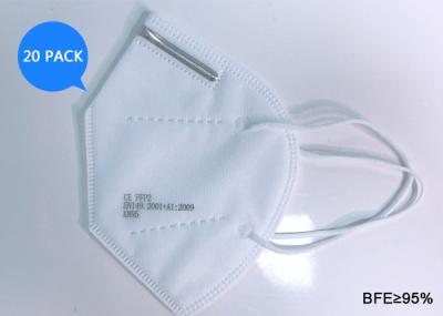High Efficiency Filtration KN95 Disposable Face Mask / FFP2 Respirator Facial Mask