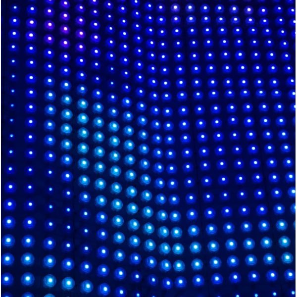 IP67 Outdoor Transparent LED Mesh Screen Modular for Solid Wall, Steel Structure and Publicity Displays