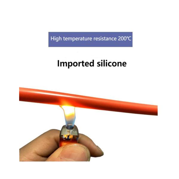 Cabos de alta temperatura de calibre 4 fio de silicone fibra de vidro fio de aquecimento isolado OEM aceito