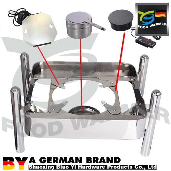 Блюдо стандартного квадрата ГН2/3 ссаживая с цилиндрической рамкой подбетонки