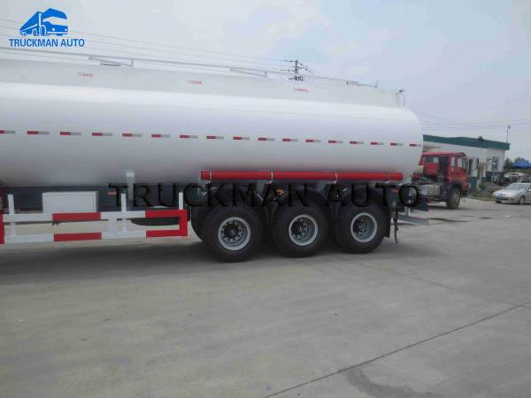 ​50000 Liter 50m3 Tank Semi Trailer High Capacity With 3-8 Comdepartment