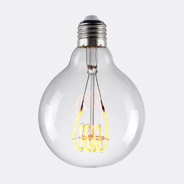 Outdoor Decoration E26 Led Bulb Dimmable G80 G95 Flexible Dim Edison Bulb