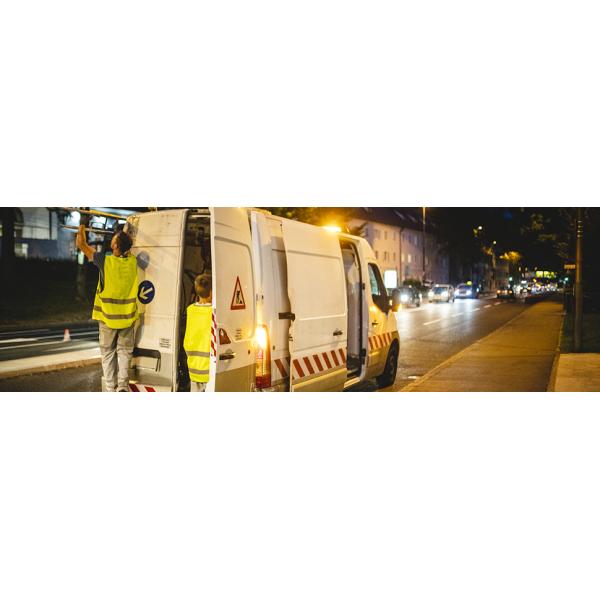 Luminous Generation of Driving Reflective Vest 160g Construction Reflective Traffic Road Working Jackets Safety Vest