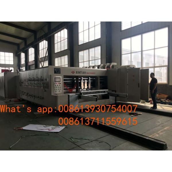 Single Slotting Carton Folding Machine Pneumatic Flapping For Cardboard High Speed