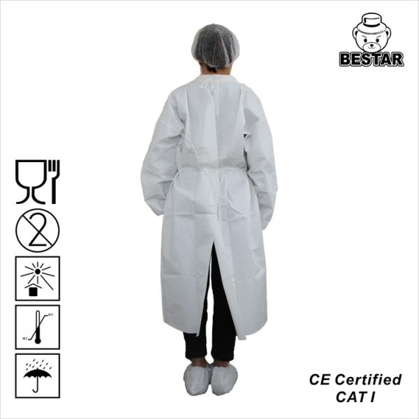 Microporous Film Disposable Isolation Gown Nonwoven Sterile Isolation Gowns Medical