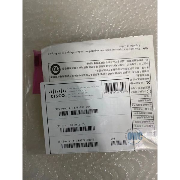 Original MMF Cisco SFP+ 10g Transceiver SFP-10G-SR-S 400m