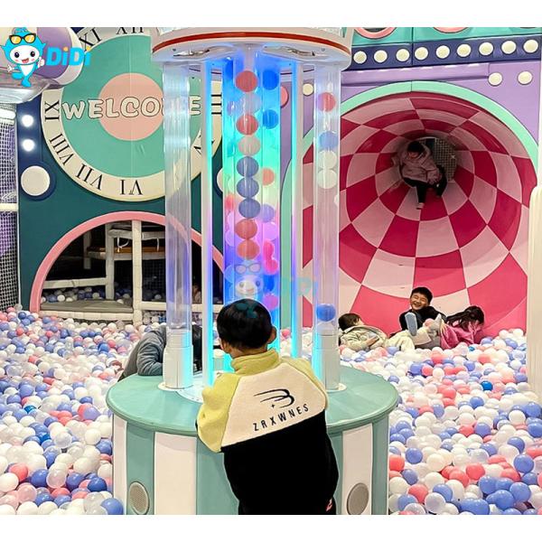 Easy Maintenance Childrens Indoor Playground With Maze Game For Super Market