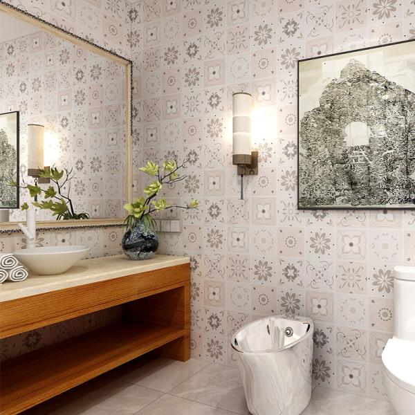 Modern Kitchen Wall Tile 3D Wallpaper Self Adhesive for Bathroom/Kitchen Design Style Modern